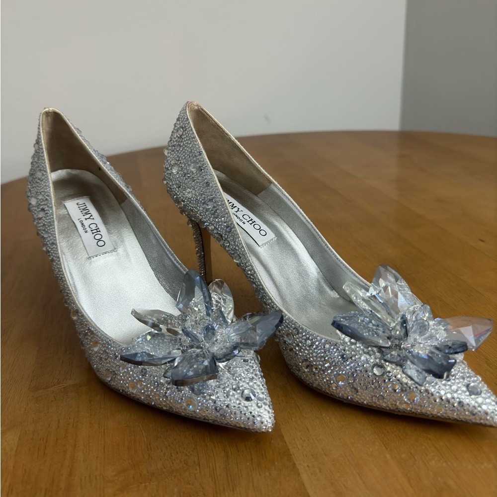 Jimmy Choo Ari 110 Crystal Embellished Pump